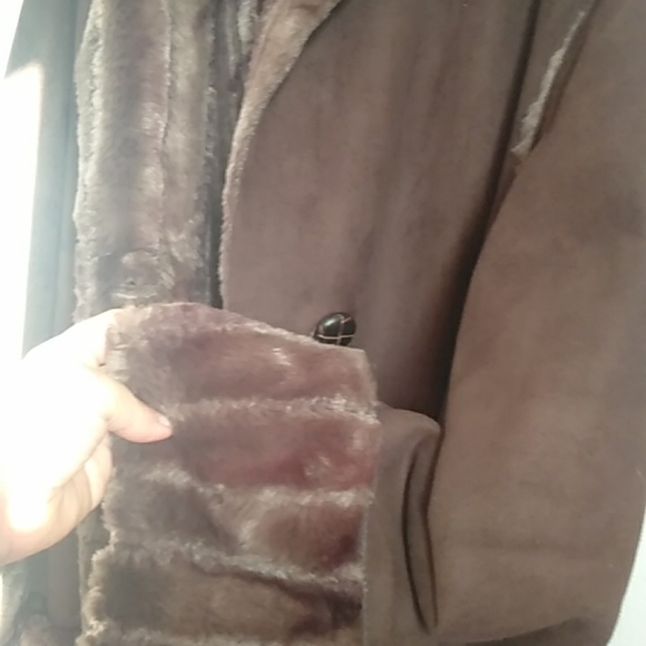 NWNT Winter Shamwa coat brown large size - Picture 5 of 9